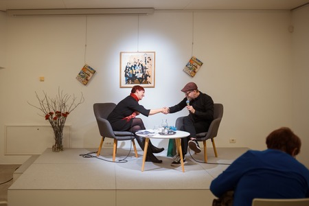 Pogovor Petre Lesjak Tušek z ilustratorjem Cirilom Horjakom (4)